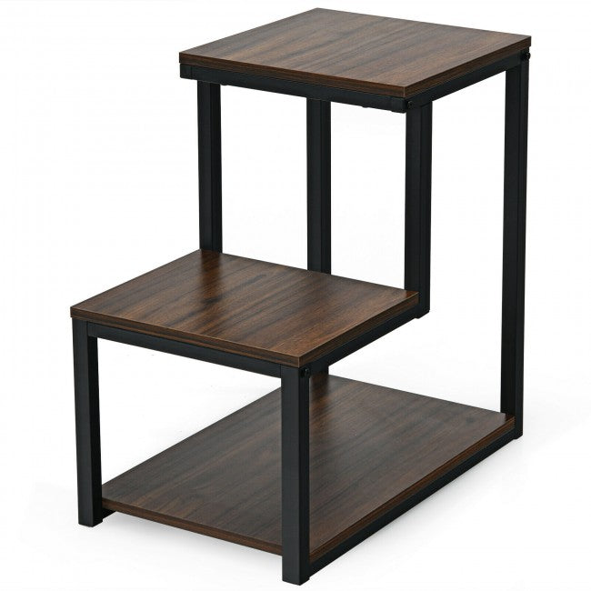 3-Tier Sofa Side Table Night Stand