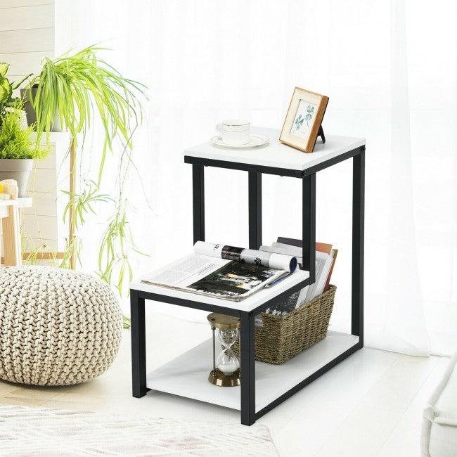 3-Tier Sofa Side Table Night Stand