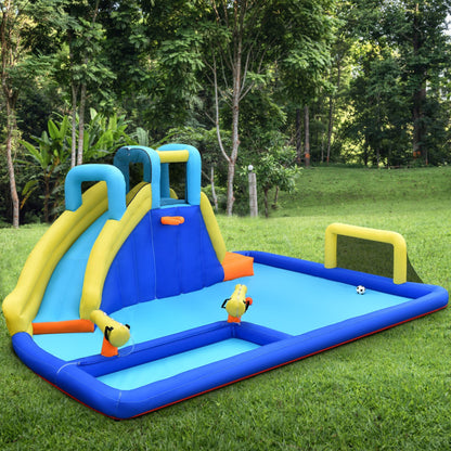 6-in-1 Inflatable Water Slide Jumping House without Blower