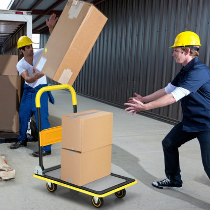 330 lbs Folding Platform Cart Dolly Hand Truck