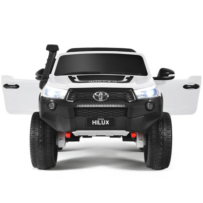 Costway 2*12V Licensed Toyota Hilux Ride On Truck Car 2-Seater 4WD with Remote