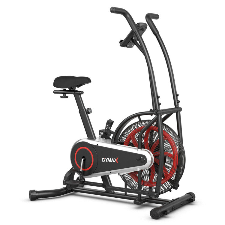 Upright Air Bike with Unlimited Resistance