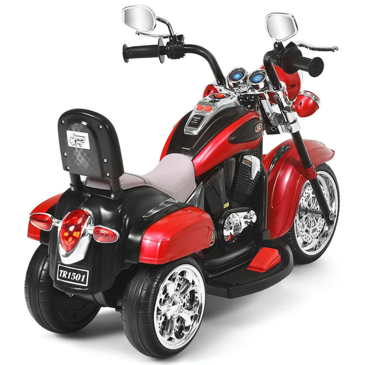 Costway 6V 3 Wheel Kids Motorcycle