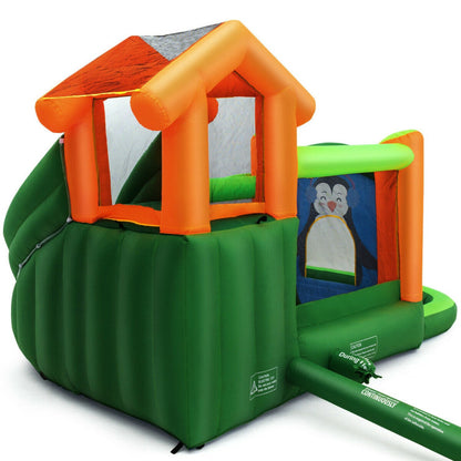 Inflatable Slide Bouncer and Water Park Bounce House Without Blower