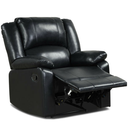 Recliner Chair Lounger Single Sofa for Home Theater Seating with Footrest Armrest