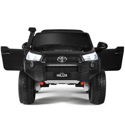 Costway 2*12V Licensed Toyota Hilux Ride On Truck Car 2-Seater 4WD with Remote