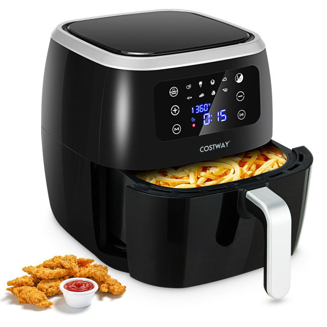 6.5QT Air Fryer Oilless Cooker with 8 Preset Functions and Smart Touch Screen