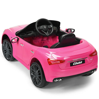 Costway 12 V Remote Control Maserati Licensed Kids Ride on Car