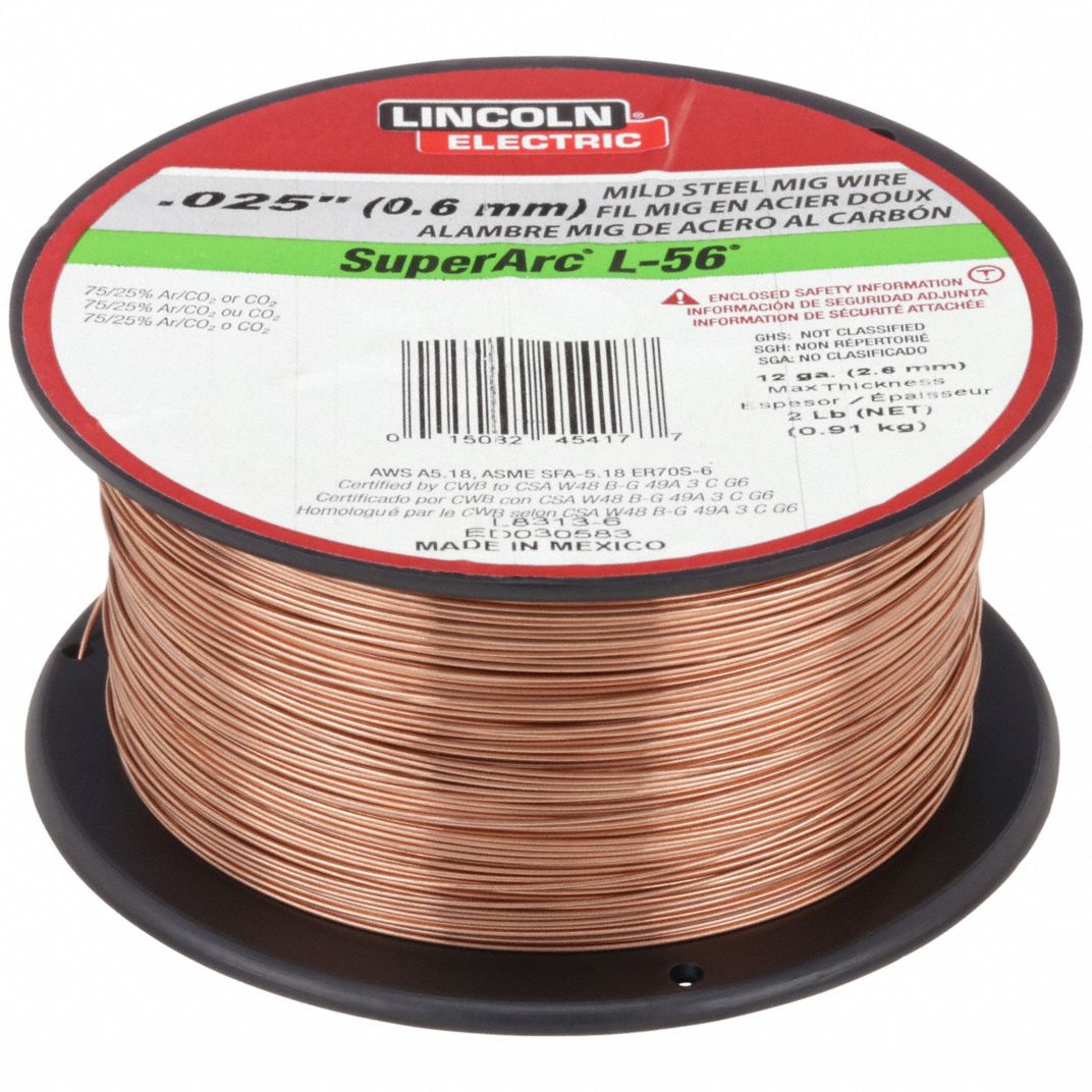 MIG Welding Wire, L-56, .025, Spool