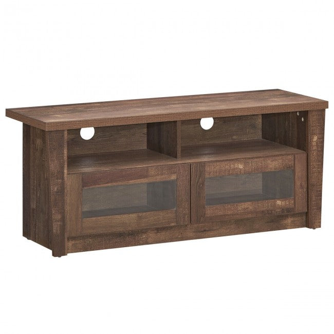TV Stand Entertainment Center with 2 Shelves
