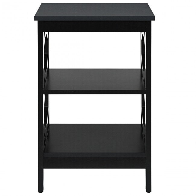 3-tier Nightstand Sofa Side End Accent Table
