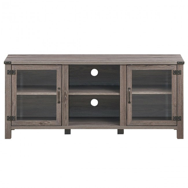 TV Stand Entertainment Center with Storage Cabinets