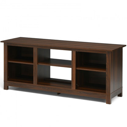 2-Tier 58 Inches TV Stand Entertainment Media Console Center