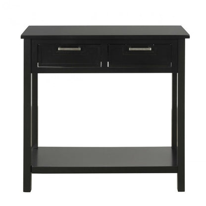 2 Drawers Accent Console Entryway Storage Shelf