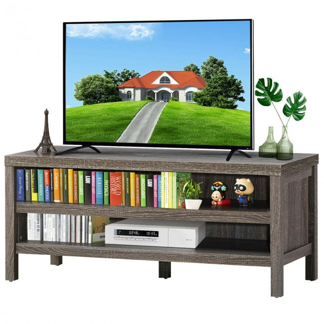 3-Tier TV Stand for TV's up to 45 Inch with Storage Shelves