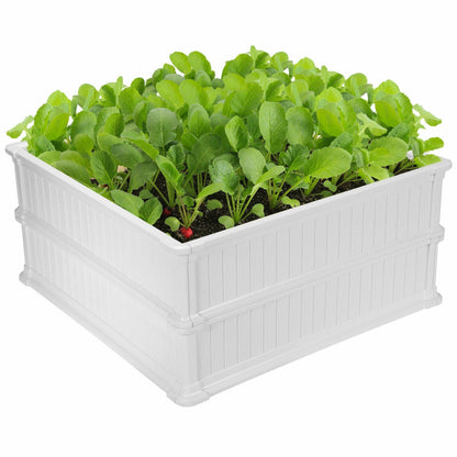 48-Inch Raised Garden Bed Planter for Flowers and Vegetables