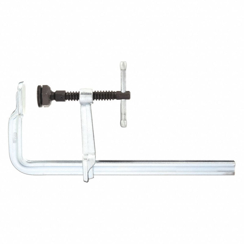 12 in Bar Clamp Steel Handle and 4 3/4 in Throat Depth
