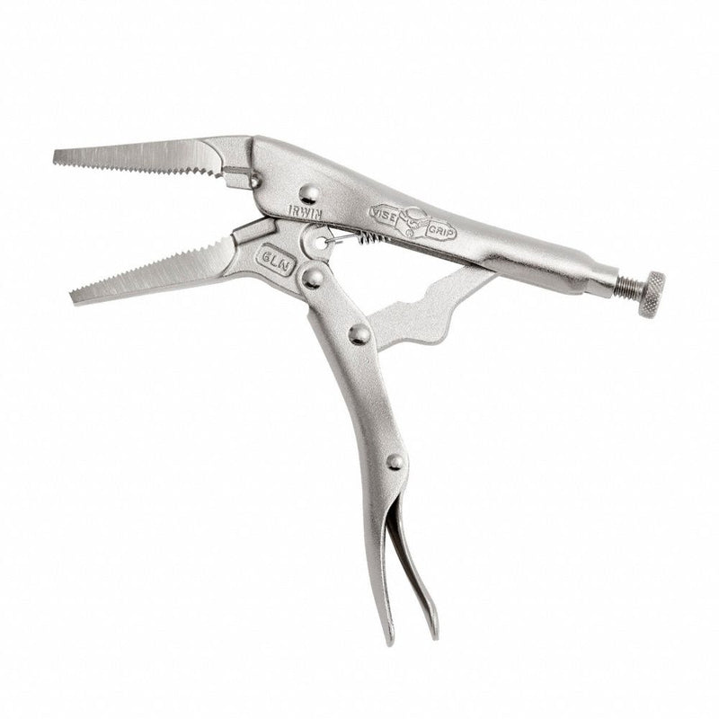 Locking Pliers, Plain Grip, 6 In. L