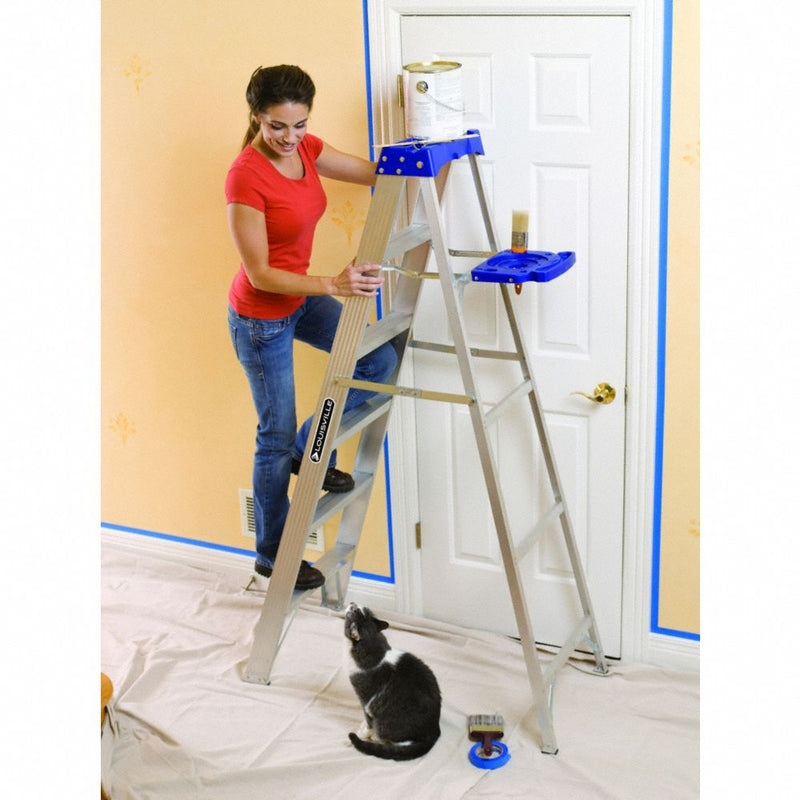 10 ft Aluminum Stepladder, 250 lbs. Capacity