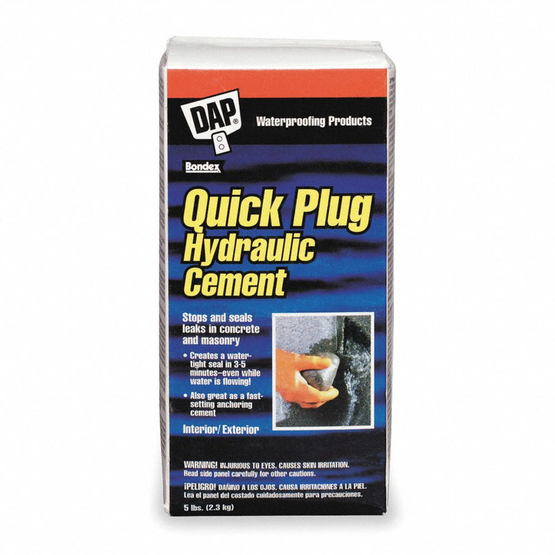 DAP 5 lb. Gray Quick Plug Hydraulic Cement