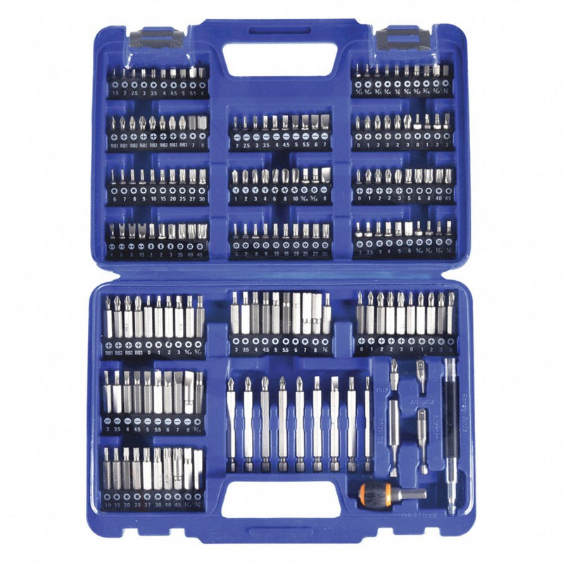175 Piece Screwdriver Bit Set, 1/4" Hex Shank Size