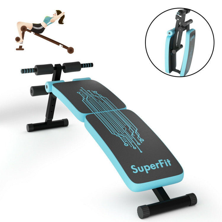 Abdominal Twister Trainer with Adjustable Height Exercise Bench