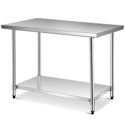 30 x 48 Inch Stainless Steel Food Preparation Kitchen Table