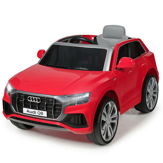 Costway 12 V Licensed Audi Q8 Electric Kids Ride On Car with 2.4G Remote Control for Boys and Girls