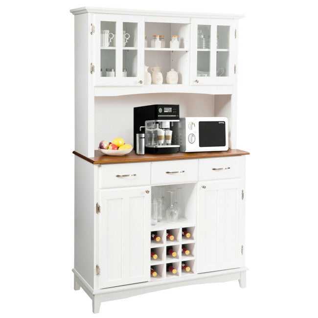 Buffet And Hutch Kitchen Storage Cabinet