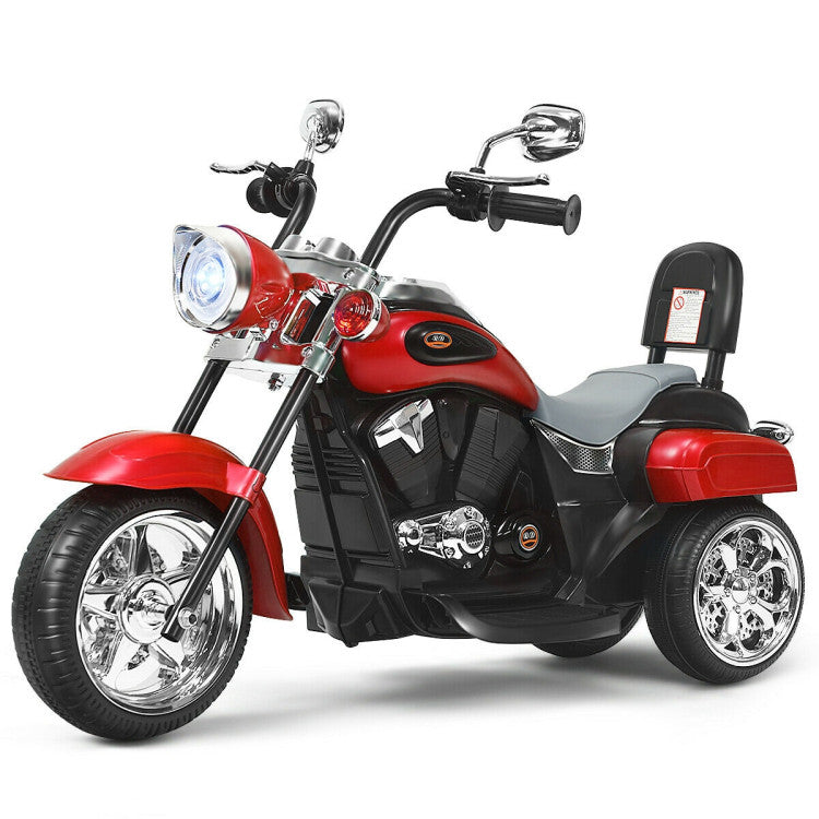 Costway 6V 3 Wheel Kids Motorcycle