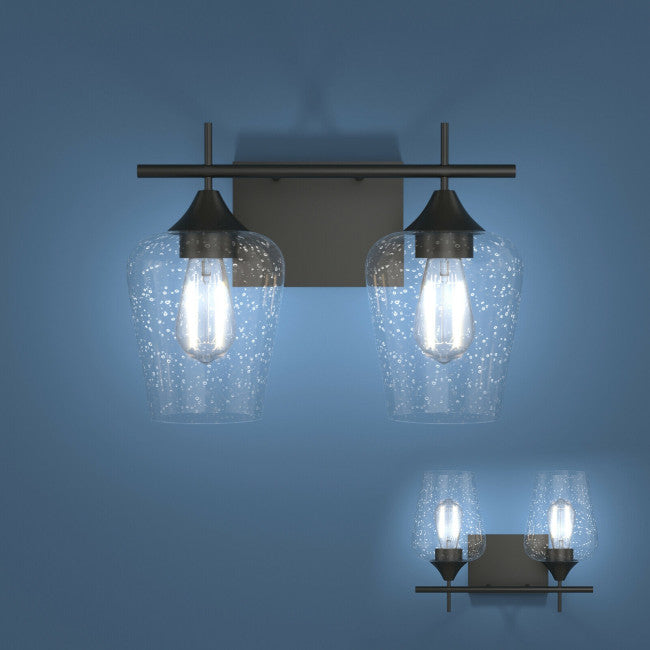 2-Light Modern Bathroom Vanity Light Fixtures