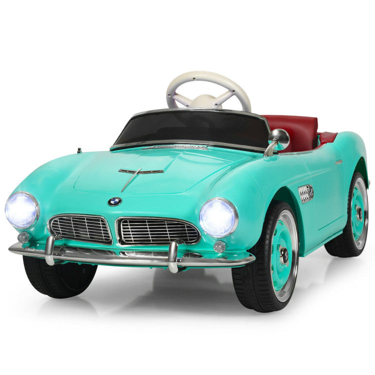 Costway 12 V BMW 507 Licensed Electric Kids Ride On Retro Car