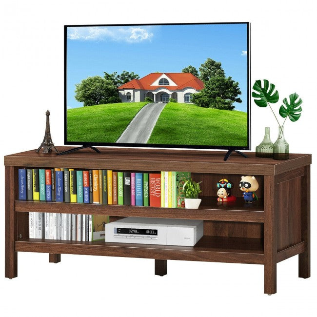 3-Tier TV Stand for TV's up to 45 Inch with Storage Shelves