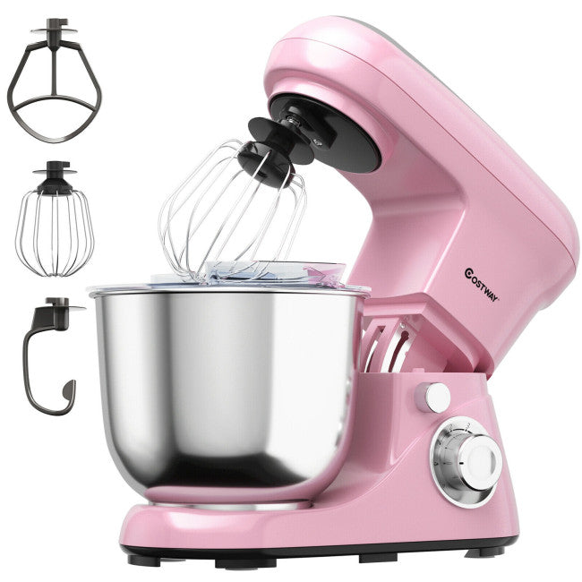 5.3 Qt Stand Kitchen Food Mixer 6 Speed with Dough Hook Beater