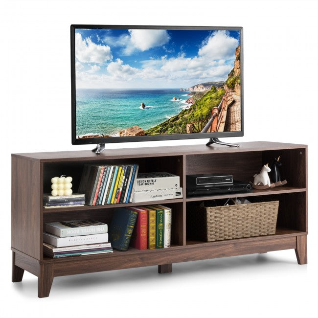 58 Inch Modern Entertainment Media Center Wood TV Stand