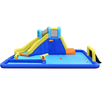 6-in-1 Inflatable Water Slide Jumping House without Blower