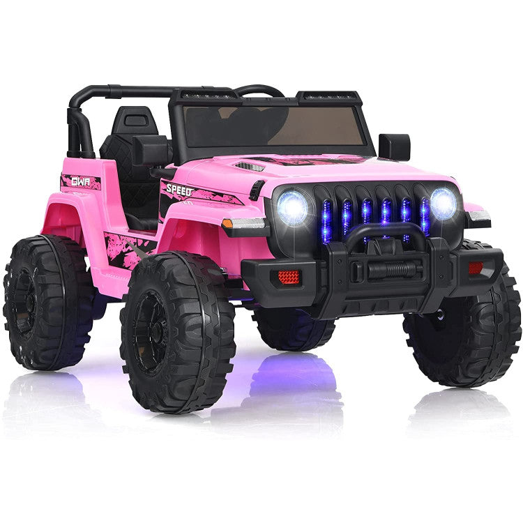 Costway 12V Kids Ride-on Jeep Car with 2.4G Remote Control