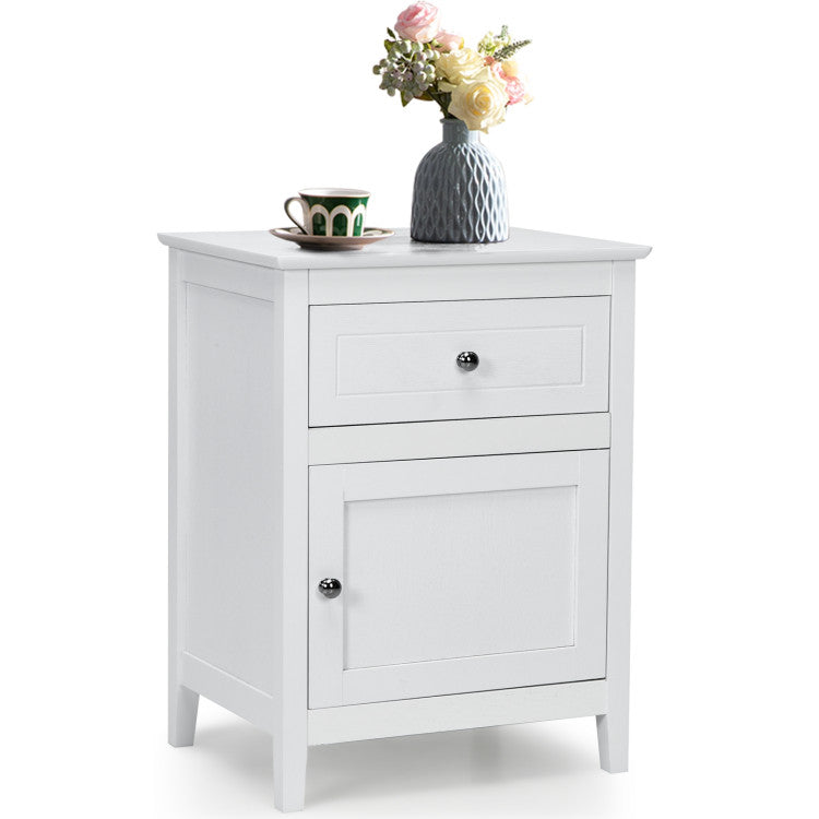 2-Tier Accent Table with Spacious Tabletop