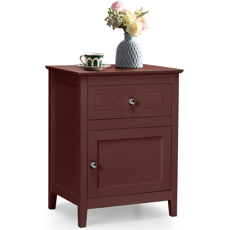 2-Tier Accent Table with Spacious Tabletop