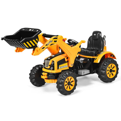 Costway 12V Battery Powered Kids Ride-on Dumper Truck