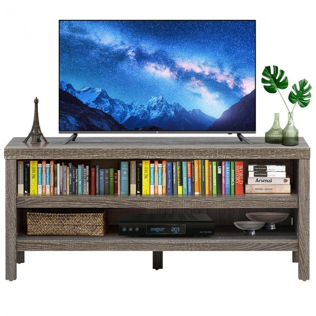 3-Tier TV Stand for TV's up to 45 Inch with Storage Shelves