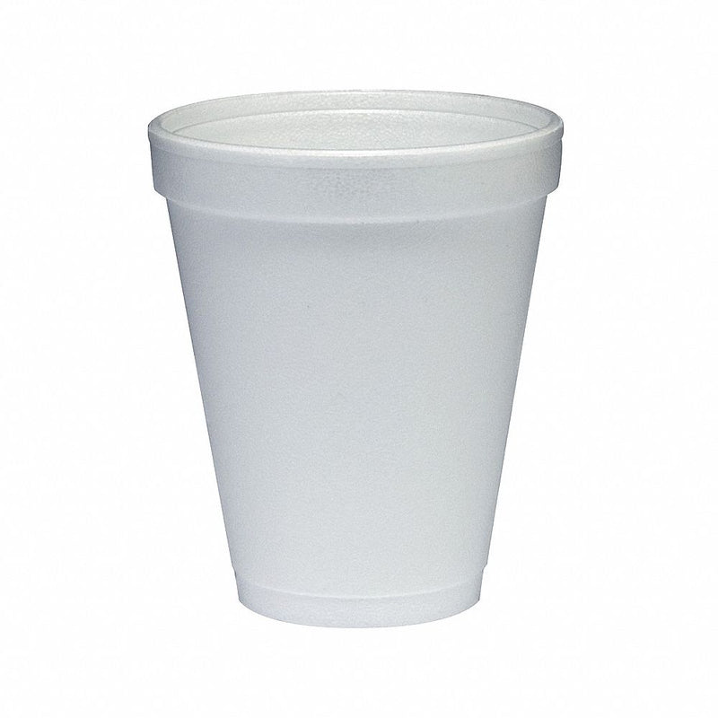Disposable Hot cup 10 oz. White, Foam, Pk1000