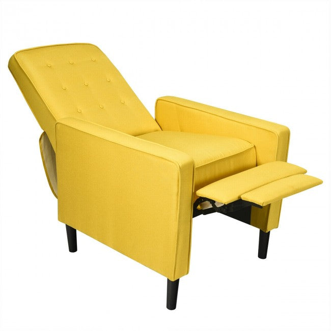 Mid-Century Push Back Recliner Chair