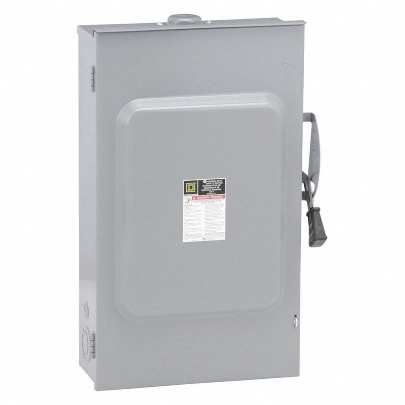 Nonfusible Single Throw Safety Switch, General Duty, 240V AC, 3PST