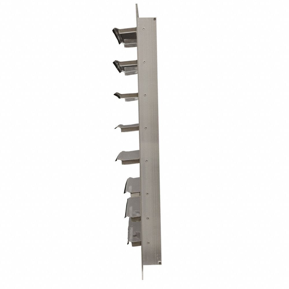 30 in Backdraft Damper / Wall Shutter, Front Flange