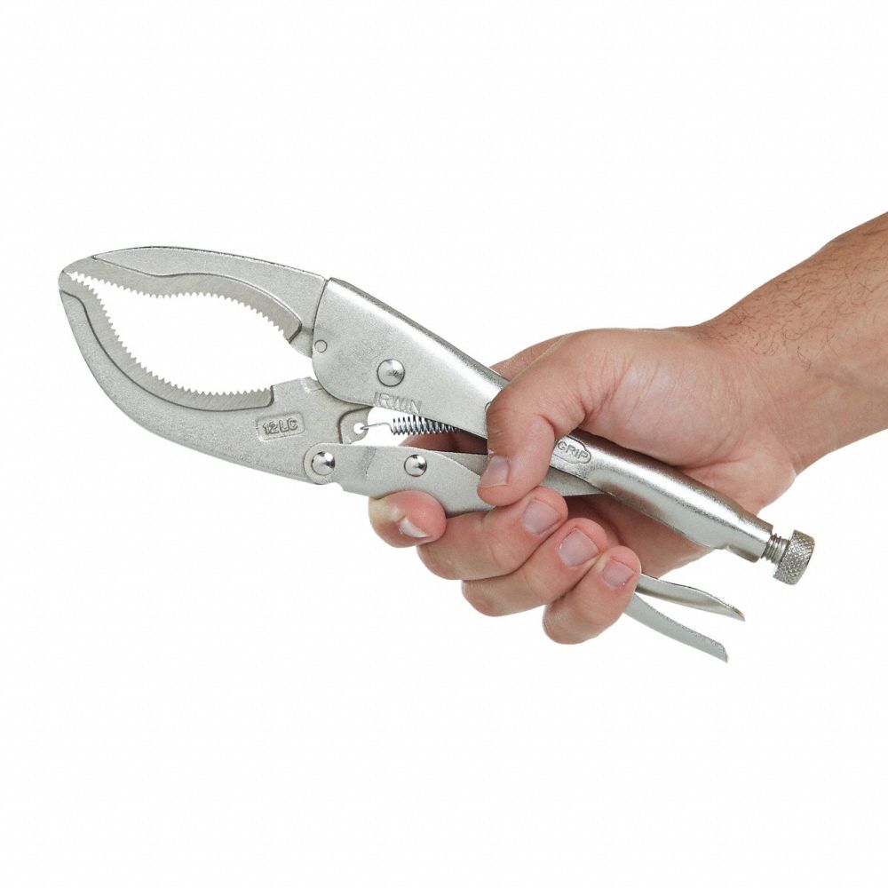 Large Capacity Locking Pliers, Plain Grip