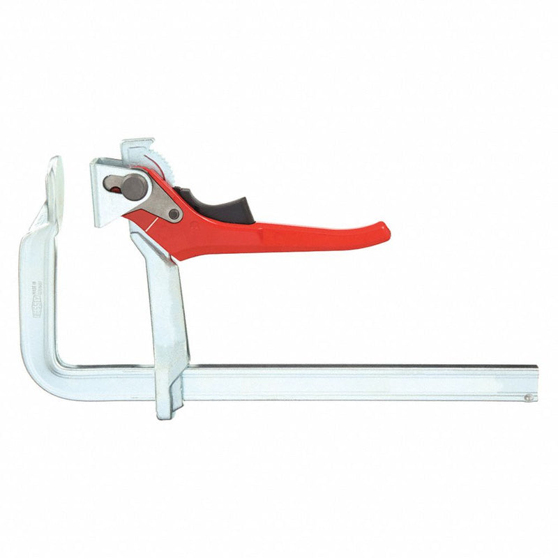 8 in Rapid-Action Lever Bar Clamp Steel Handle and 4 in Throat Depth