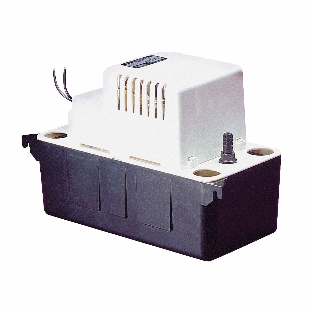 1/30 hp HP Condensate Removal Pump, Medium Reservoir, 230V AC, 3/8 in Barb Discharge Size - Milagru Store