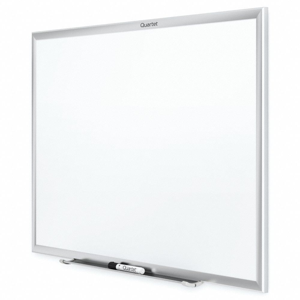 48"x96" Melamine Whiteboard, Aluminum Frame