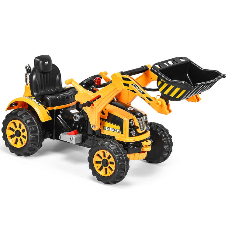 Costway 12V Battery Powered Kids Ride-on Dumper Truck